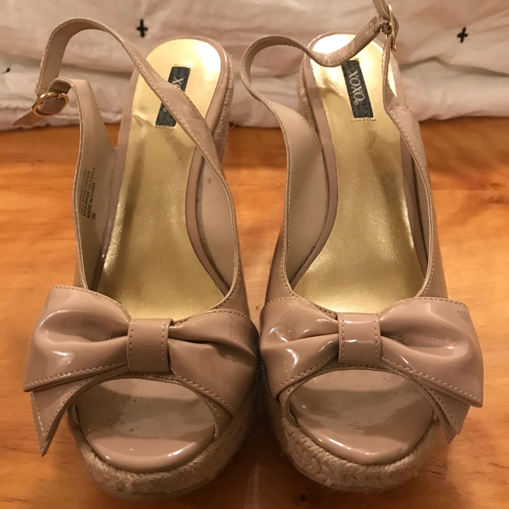 XOXO Briana slingback heel